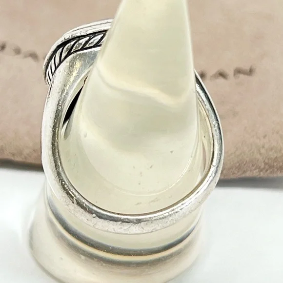 David Yurman 14mm Black Orchid Albion Ring - Picture 5 of 8